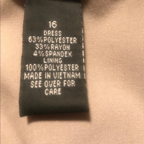 AB studio,  Black and beige dress. Sz 16 - Picture 8 of 8